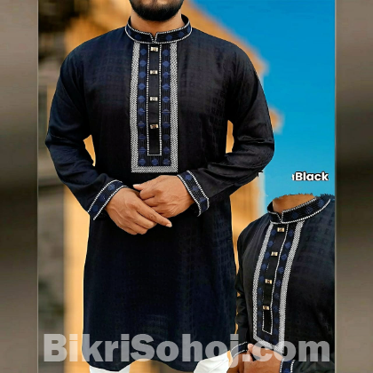 Soft Cotton Embroidery Panjabi